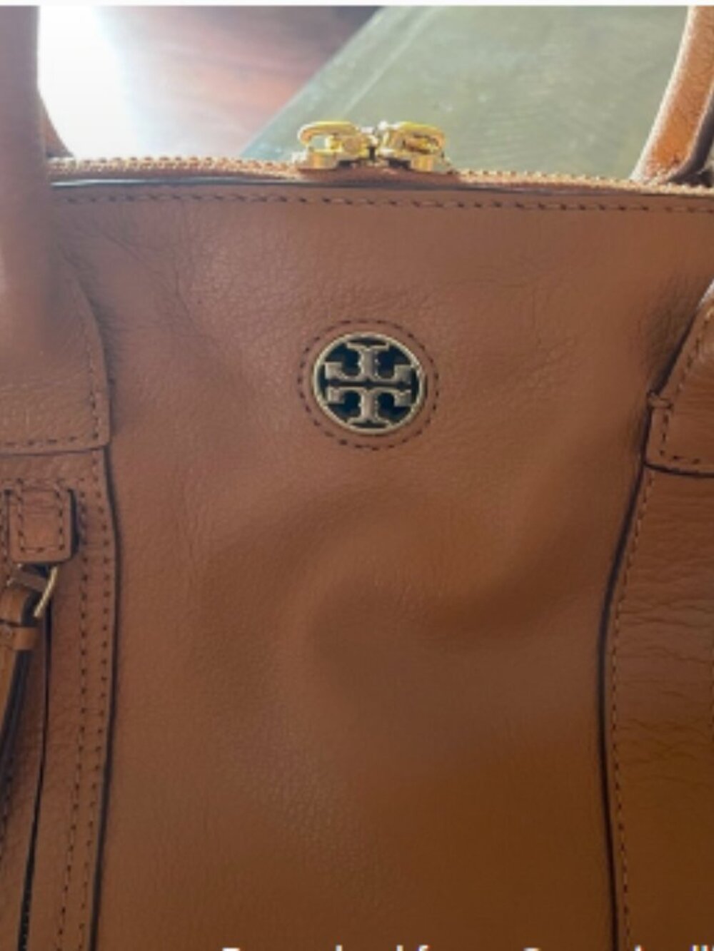Tory Burch Brody Brown Leather Mini Satchel - Picture 7 of 7